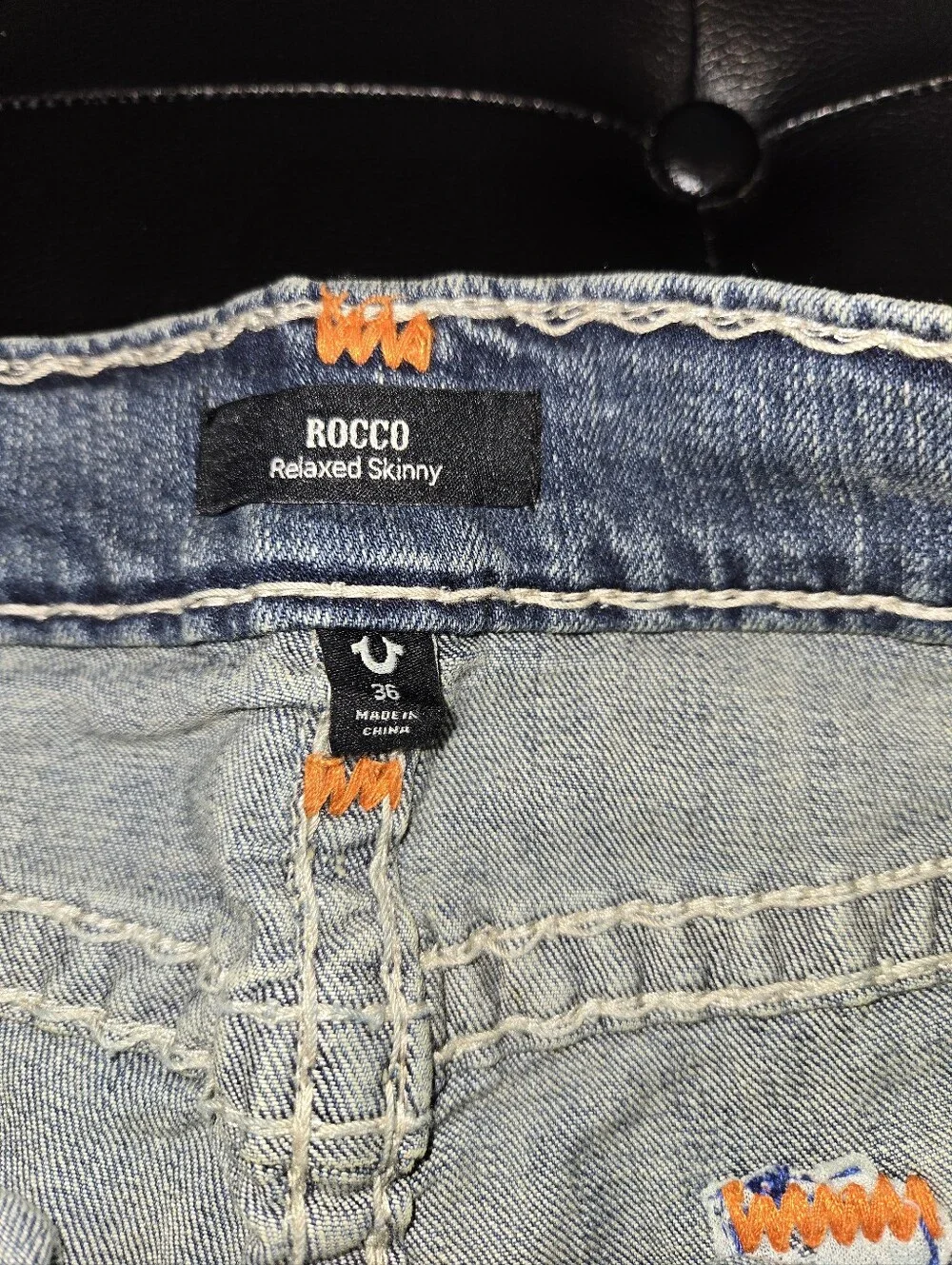 True Religion Slim Straight Light Blue Men's Jeans